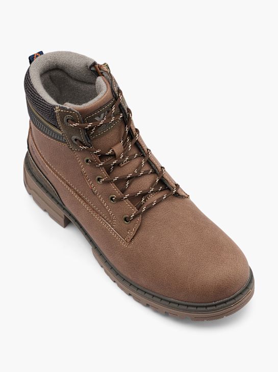 Xti Bota con cordones Marrón 52120 2