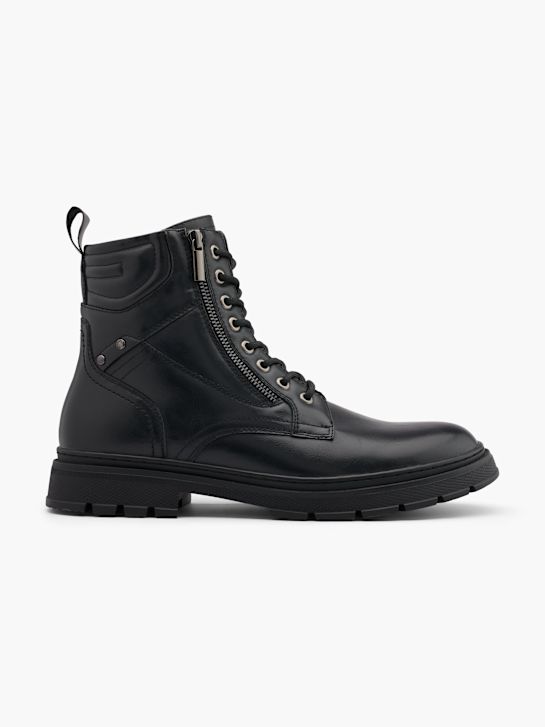 AM SHOE Bota con cordones Negro 52386 1