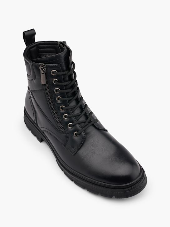 AM SHOE Bota con cordones Negro 52386 2
