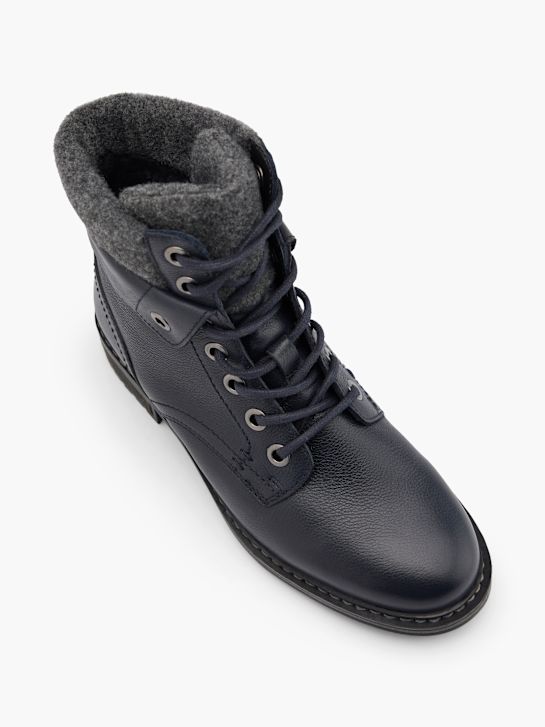 5th Avenue Bottes à lacets Bleu 52552 2