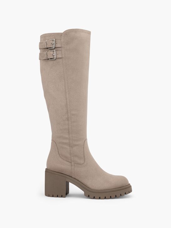 Graceland Weitschaftstiefel Taupe 52590 1