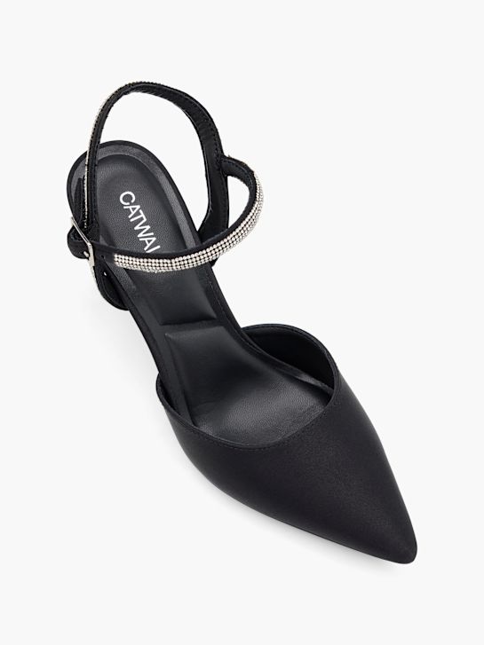 Catwalk Spangenpumps Schwarz 52606 2