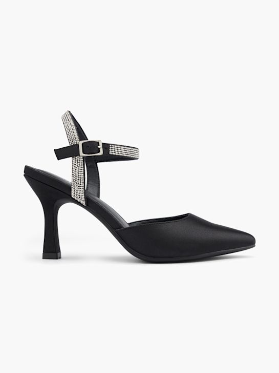 Catwalk Décolleté con cinturino Nero 52614 1