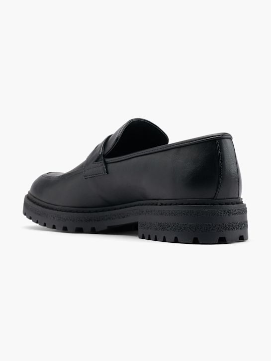 AM SHOE Loaferi Negru 52661 3