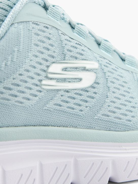 Skechers Slip On Sneaker Blau 52806 5