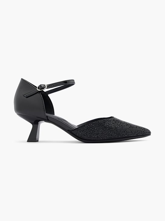 Catwalk Escarpins à boucle Noir 52899 1