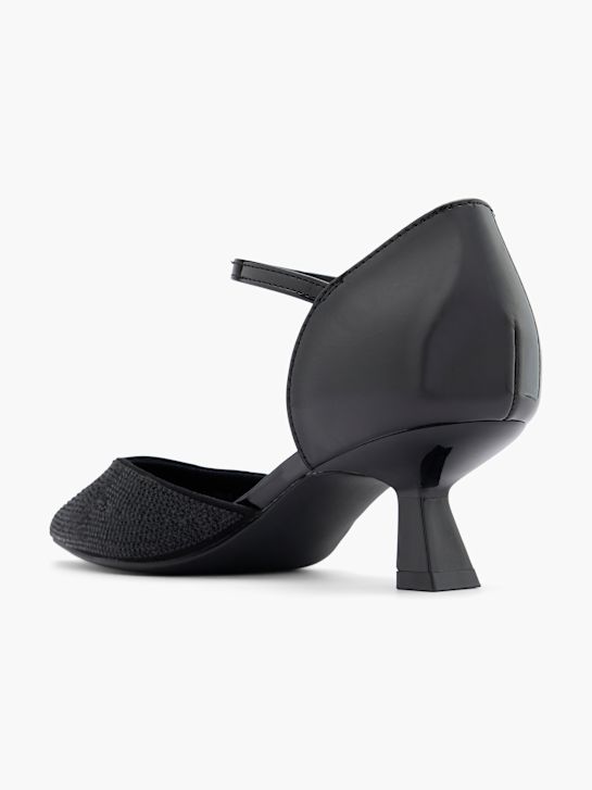 Catwalk Décolleté con fibbia Nero 52899 3