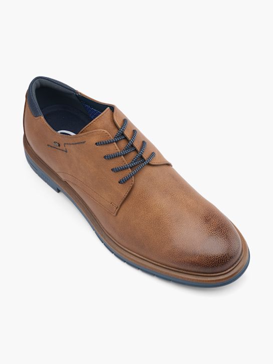 AM SHOE Společenská obuv Hnědá 52971 2
