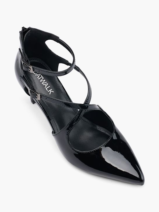 Catwalk Lodičky s řemínkem Černá 53438 2