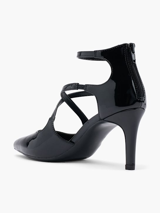 Catwalk Lodičky s řemínkem Černá 53438 3