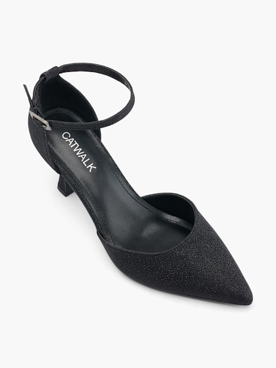 Catwalk Décolleté con fibbia Nero 53442 2
