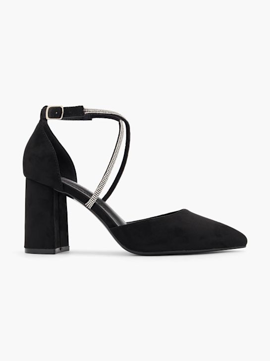 Catwalk Csatos körömcipő fekete 53613 1