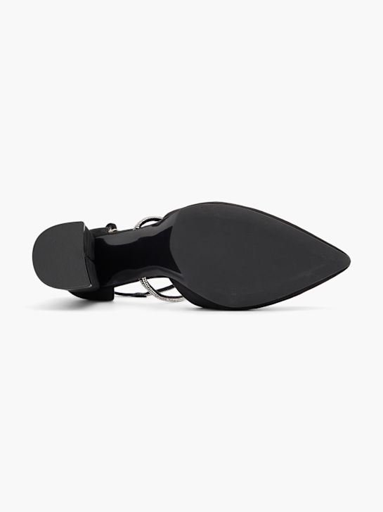 Catwalk Décolleté con fibbia Nero 53613 4
