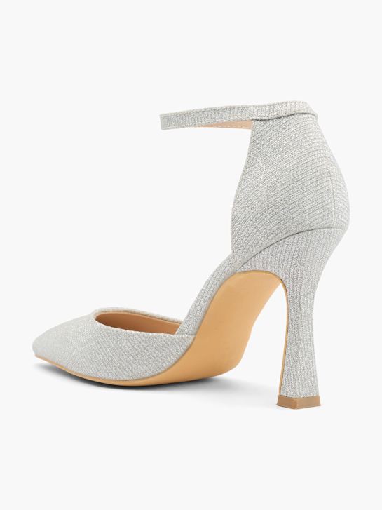 Catwalk Pump med spänne Silver 53617 3