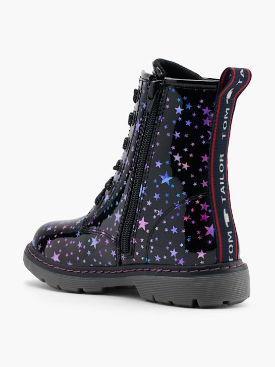 TOM TAILOR Bottes à lacets Noir 54689 3