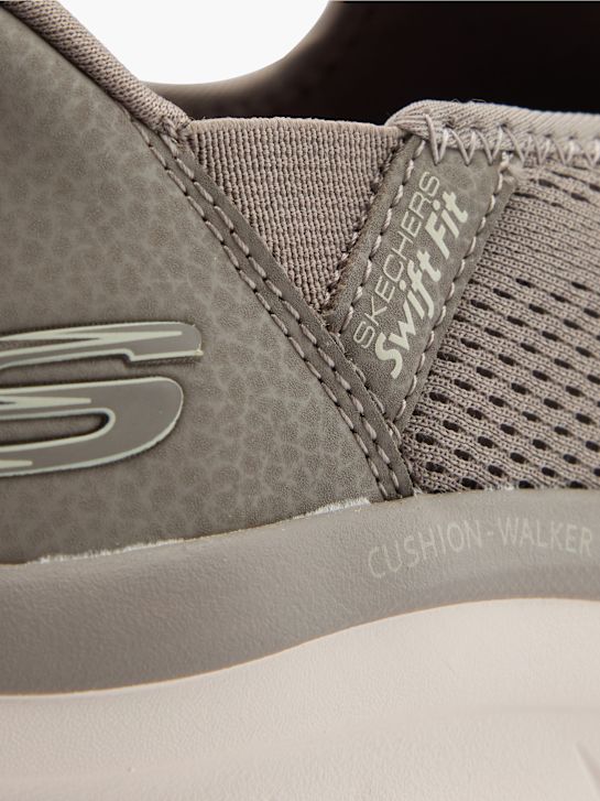 Skechers Slip On Sneaker Taupe 55263 5