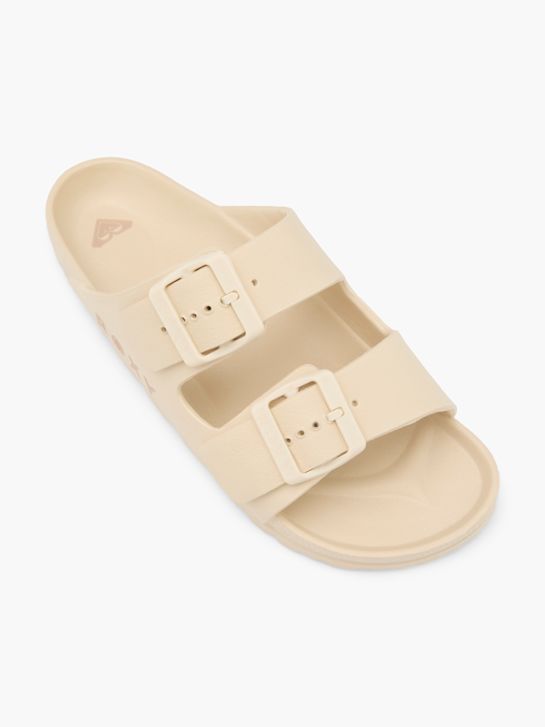 ROXY Mélyített talpú papucs bézs 55327 2