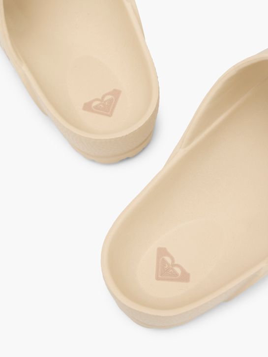 ROXY Mélyített talpú papucs bézs 55327 5