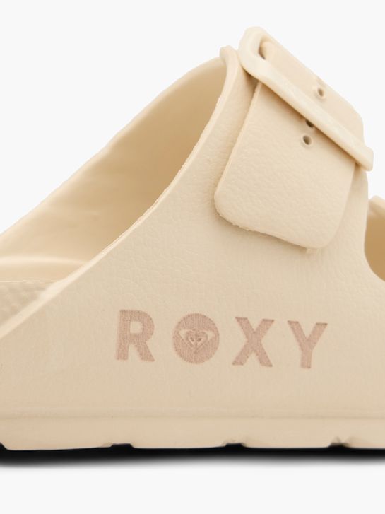 ROXY Mélyített talpú papucs bézs 55327 6