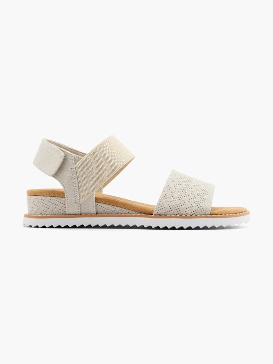 Skechers Magassarkú szandál törtfehér 57553 1