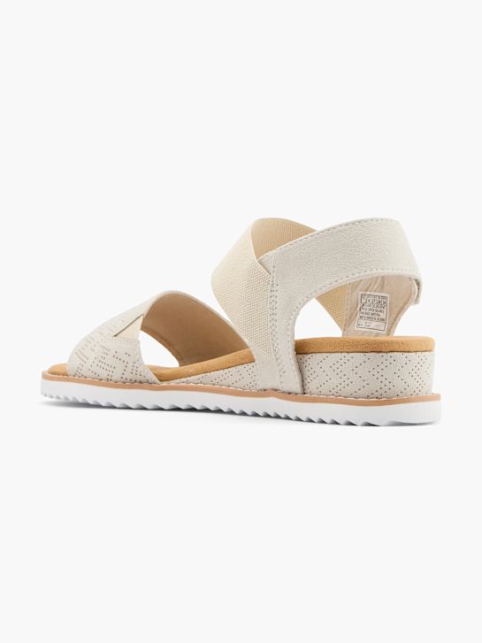 Skechers Magassarkú szandál törtfehér 57553 3