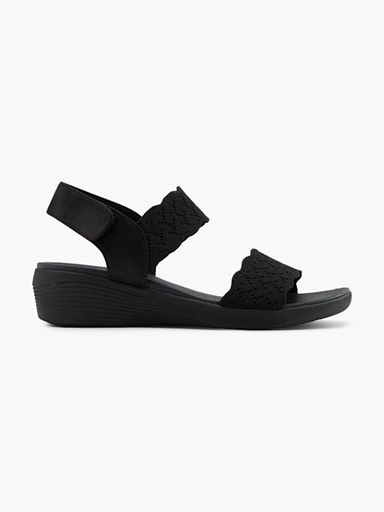Skechers Sandale z visoko peto Črna 57554 1