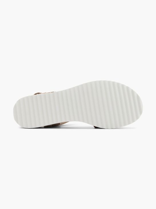 Skechers Magassarkú szandál vakondszürke 57555 4
