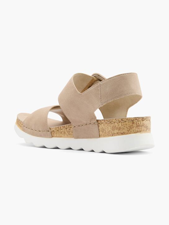 Rieker Sandalo con tacco Nude 58618 3