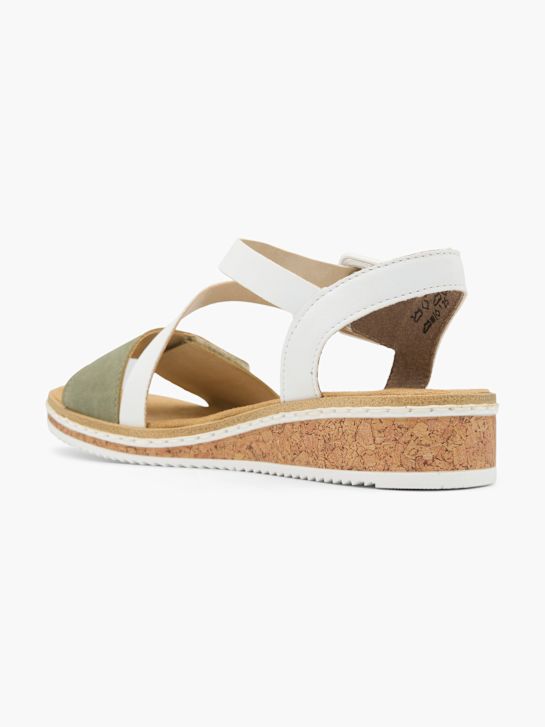 Rieker Sandale Blanc 58620 3