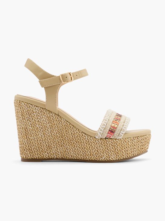Graceland Højhælet sandal Beige 58848 1