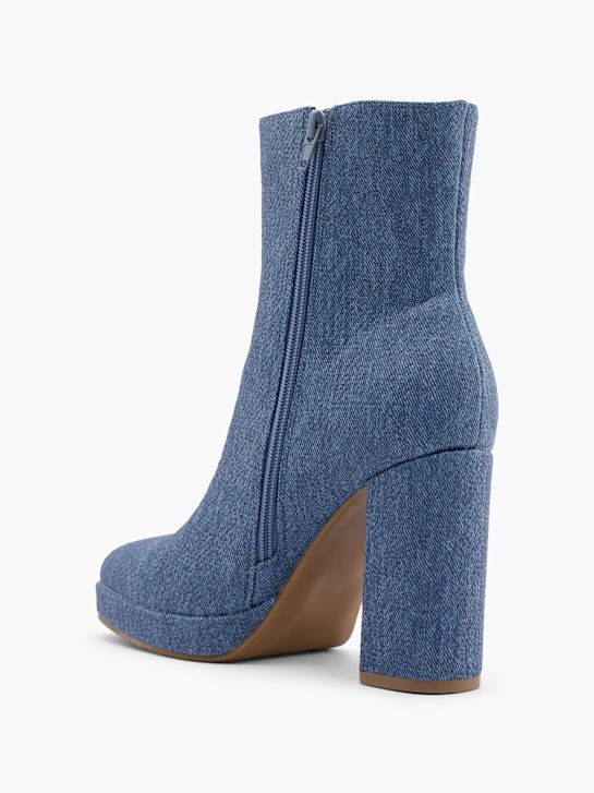 Claudia Ghizzani Klassisk ankelstøvle Denim 58857 3