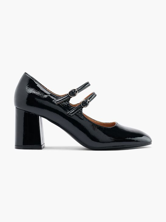 Claudia Ghizzani Spangenpumps Schwarz 58863 1