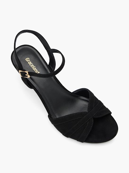 Graceland Højhælet sandal Sort 58889 2