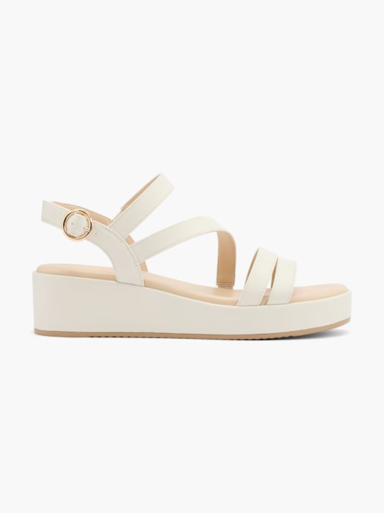 Graceland Højhælet sandal Hvid 59273 1