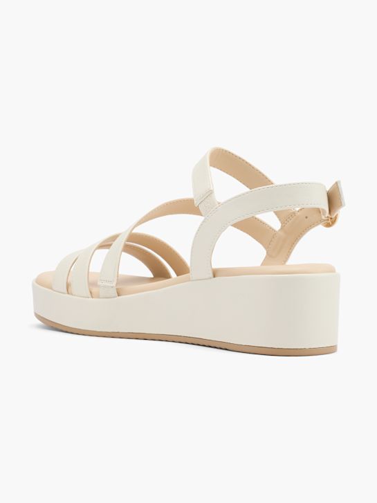 Graceland Højhælet sandal Hvid 59273 3