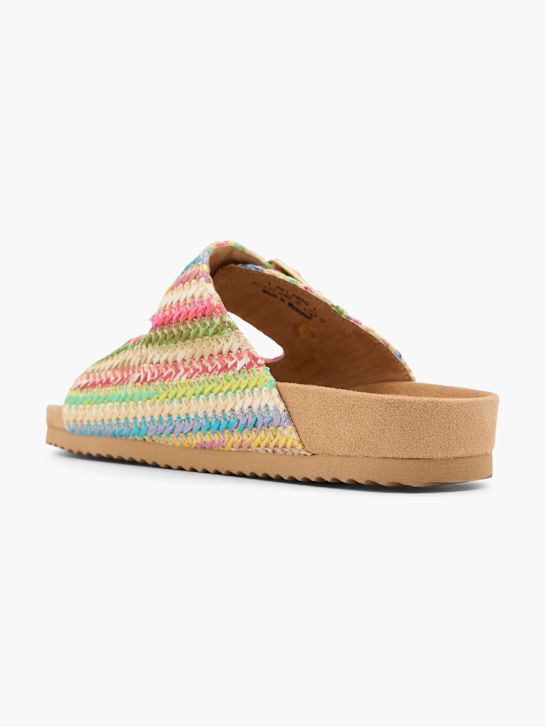 Graceland Tieffuß Pantolette Multicolor 58973 3