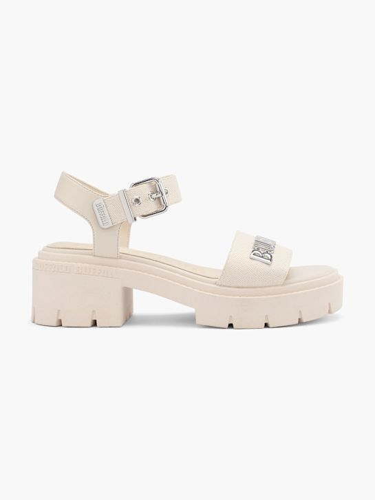 Buffalo Sandalo con tacco Beige 58956 1