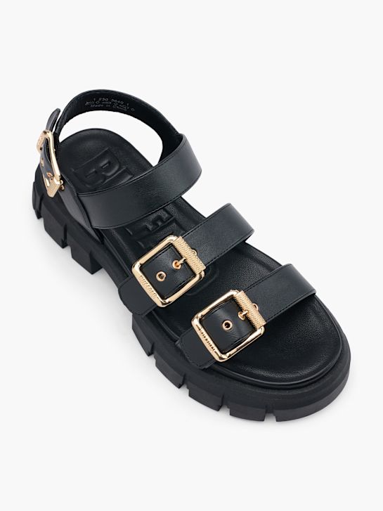 Buffalo Sandalo con tacco Nero 58959 2