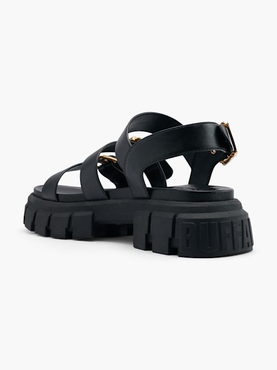 Buffalo Sandalette Schwarz 58959 3
