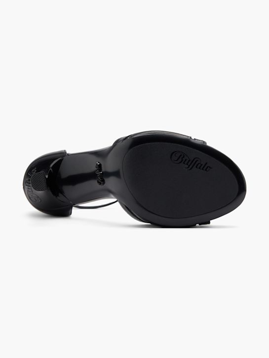 Buffalo Sandalette Schwarz 59017 4