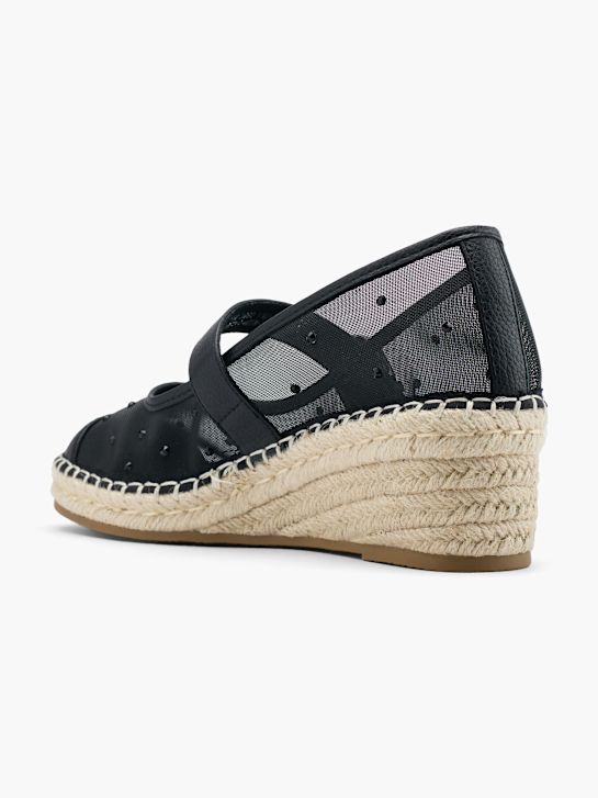 Catwalk Espadrill Svart 59029 3
