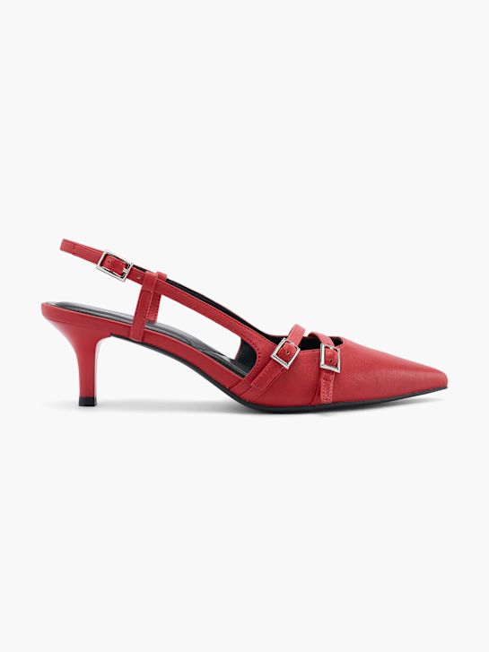 Catwalk Zapatos abiertos de tacón Rojo 59030 1