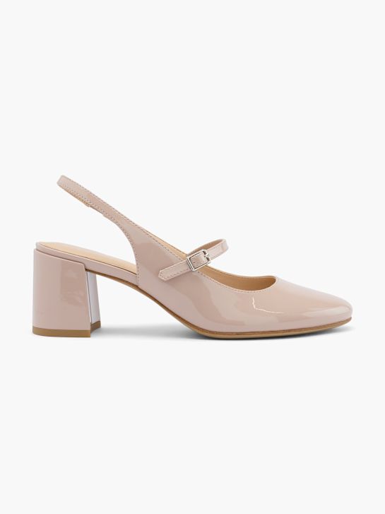 Graceland Slingback pump Nude 59037 1