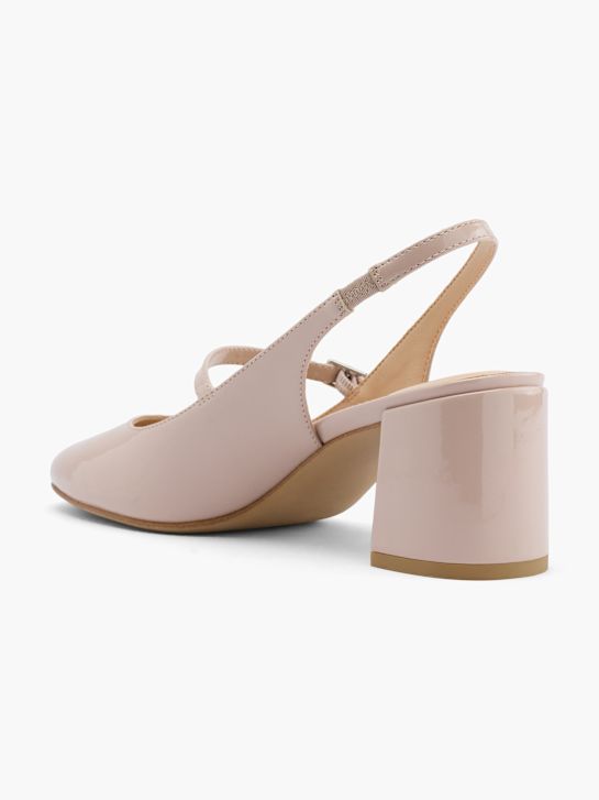 Graceland Slingback pump Nude 59037 3