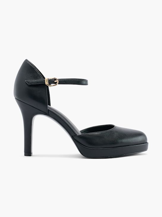 Graceland Sapato de salto com fivela Preto 59046 1