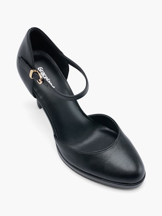 Graceland Sapato de salto com fivela Preto 59046 2