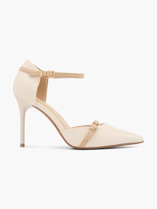 Catwalk Escarpins à boucle Beige 59049 1