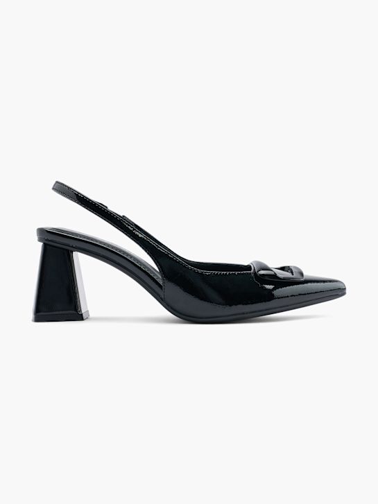 Catwalk Slingpumps Schwarz 60734 1