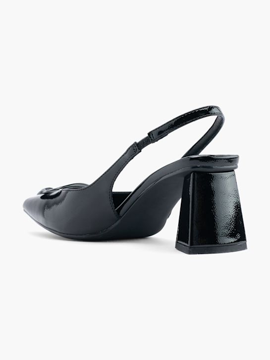 Catwalk Slingpumps Schwarz 60734 3