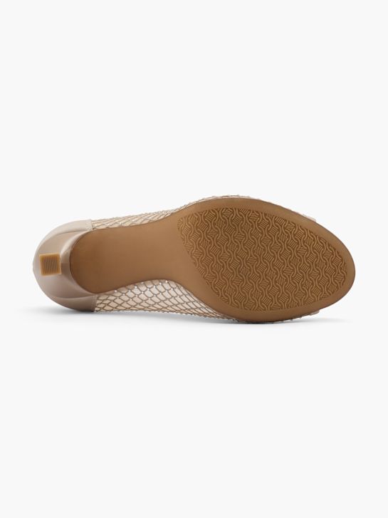 Catwalk Escarpins bouts ouverts Nude 59314 4
